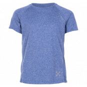 Training Tee Jr, Blue Melange, 150,  X-Trail