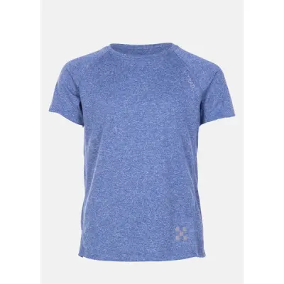 Training Tee Jr, Blue Melange, 160,  X-Trail