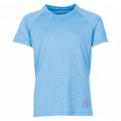 Training Tee Jr, Lagoon Melange, 150,  Tränings-T-Shirts