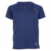 Training Tee Jr, Navy Melange, 140,  Tränings-T-Shirts