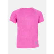 Training Tee Jr, Pink Melange, 120,  Tränings-T-Shirts