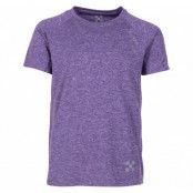 Training Tee Jr, Purple Melange, 120,  Tränings-T-Shirts