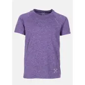 Training Tee Jr, Purple Melange, 120,  Tränings-T-Shirts