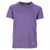 Training Tee Jr, Purple Melange, 150,  Tränings-T-Shirts