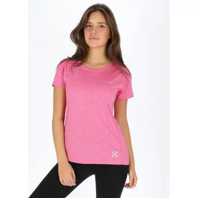 Training Tee W, Pink Melange, 36,  Tränings-T-Shirts