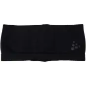 Warm Comfort Headband, Black, Onesize,  Craft