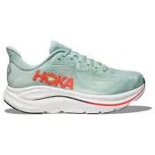 Hoka M Clifton 10 Wide Sage/Neon Flame