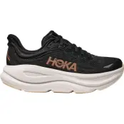Hoka One One Bondi 9 W Löparskor Black/Rose Gold, USL 8