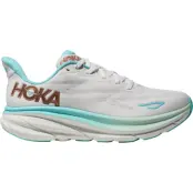 Hoka One One Clifton 9 W Löparskor Frost/Rose Gold, USL 7