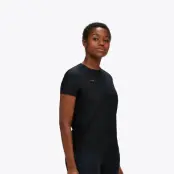 Hoka W Airolite Run Short Sleeve Black