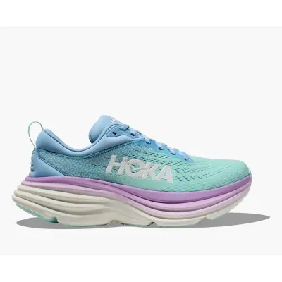 Hoka W Bondi 8 Frost/Rose Gold