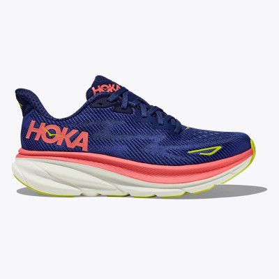 Hoka W Clifton 9 Wide Evening Sky/Coral