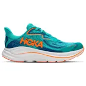 Hoka Y Clifton 10 Big Kids Night Glow Blue/Electric Aqu - 40 2/3
