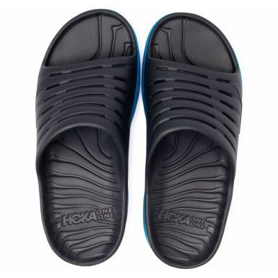 M Ora Recovery Slide, Ebony / Dresden Blue, 40