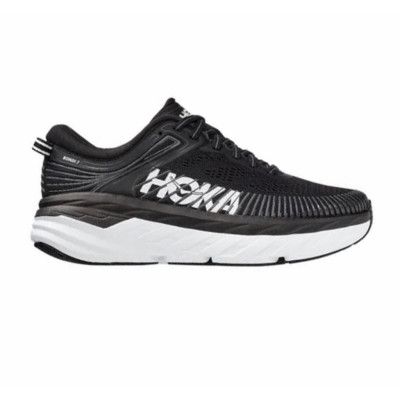 W Bondi 7 Wide, Black / White, 12,  Hoka One One