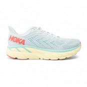 W Clifton 7, Morning Mist / Hot Coral, 12,  Hoka One One