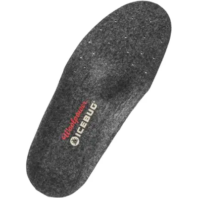 Icebug Insoles Comfort Wool Medium Grå US 9 | Tillbehör