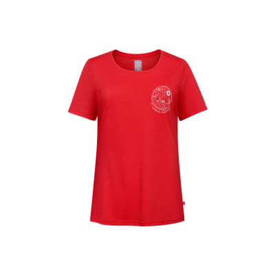 Icebug T-shirt IX Women - High Rise Red