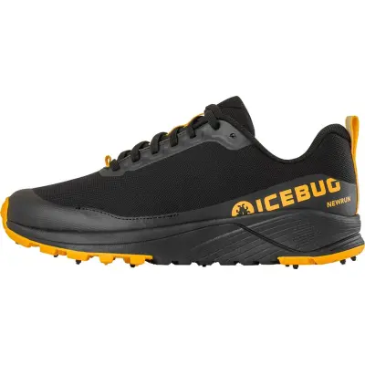Icebug NewRun M BUGrip Löparskor Black/Apricot, US 9,5