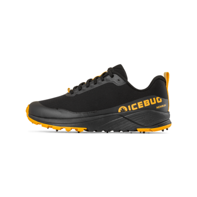 Icebug NewRun Men's BUGrip - Black/Apricot