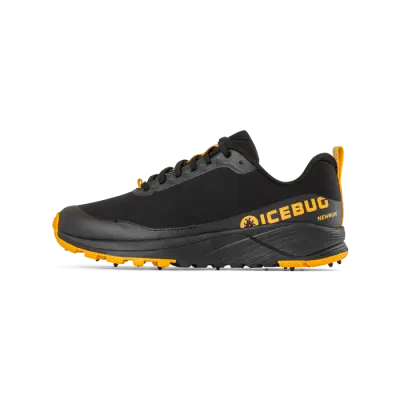 Icebug NewRun Men's BUGrip - Black/Apricot