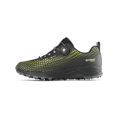 Icebug NewRun Men's BUGrip GTX - Black/Poison