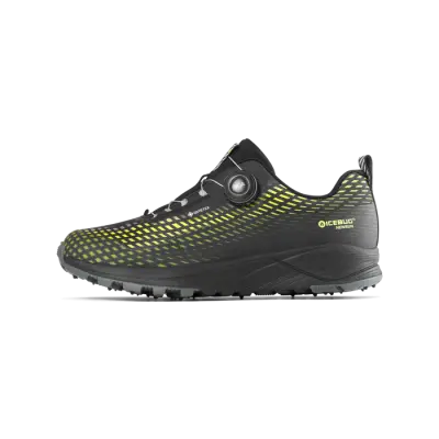 Icebug NewRun Men's BUGrip GTX - Black/Poison