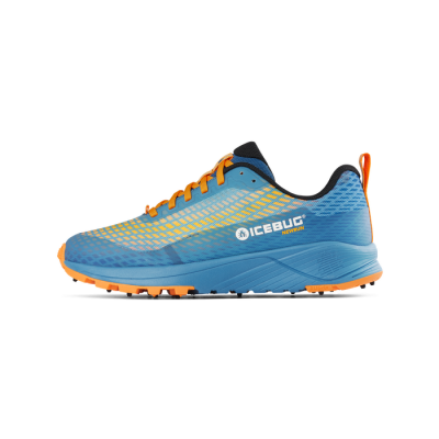 Icebug NewRun Women's BUGrip - MistBlue/Orange