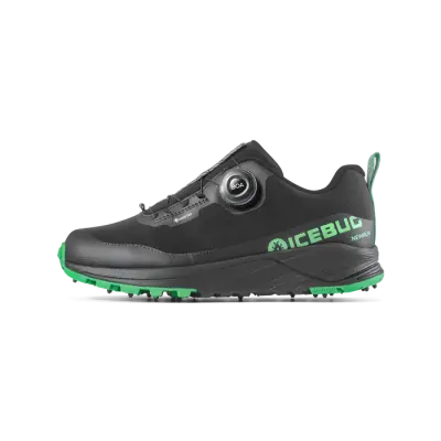 Icebug NewRun Women's BUGrip GTX - Black/Grass