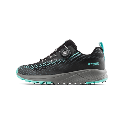 Icebug NewRun Women's BUGrip GTX - Black/JadeMist