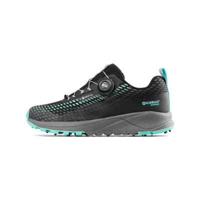 Icebug NewRun Women's BUGrip GTX - Black/JadeMist
