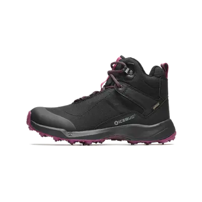 Icebug Pace3 Women's BUGrip GTX - Black/DarkHibiscus