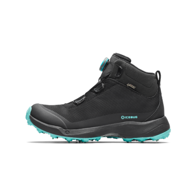 Icebug Stavre Women's BUGrip GTX - Black/JadeMist