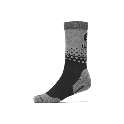Icebug Warm Wool Sock - Black/Grey