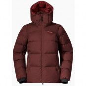 Bergans Lava Warm Down Jacket W/Hood Women Amarone Red