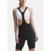 Core Essence Bib Shorts W, Black/Silver, M,  Cykelbyxor