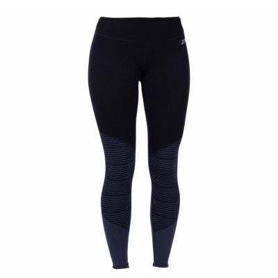 fitness mid-rise compression t, black/outer space stripe, xs,  2xu