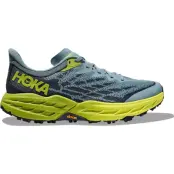 Hoka Speedgoat 5 Youth Stone Blue/Dark Citron - 39 1/3