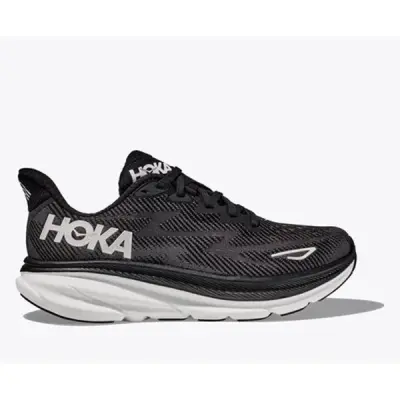 Hoka W Clifton 9 Wide Black/White