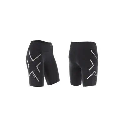 Hyoptik Midrise Comp Short-W, Black/Silver Reflective Xxs, Xs,  Varumärken