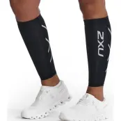 2XU Compression Calf Guards Unisex Vadskydd Black/Black, XL