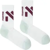 NNormal Race Sock White/Green - L