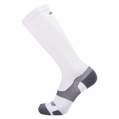 Vectr L.Cushfulllengthsocks-U, White/Grey, L1,  2xu