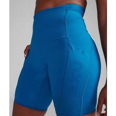 2XU Form Stash Hi-Rise Bike Shorts Seaport/Seaport