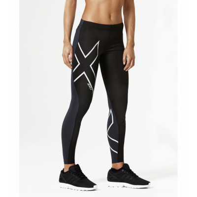 2XU G2 Wind Defence Compression Tights W Black/Steel - Utförsäljning