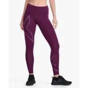 2XU Lgt Speed Mid-Rise Comp Tight Women Beet/Beet Reflective