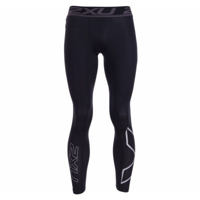 Accelerate Compression Tights-, Black/Silver, St,  2xu