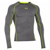 Armour Hg Ls Comp Printed, Graphite, S,  Under Armour