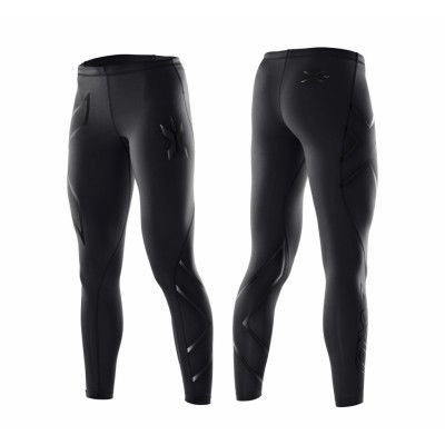 Comp Tights-W, Black/Black Logo, St,  2xu