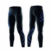 Comp Tights-W, Black/Blue Logo, Lt,  2xu